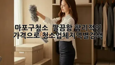 마포구청소 ✨ 깔끔함, 합리적인 가격으로! #청소업체지역별검색